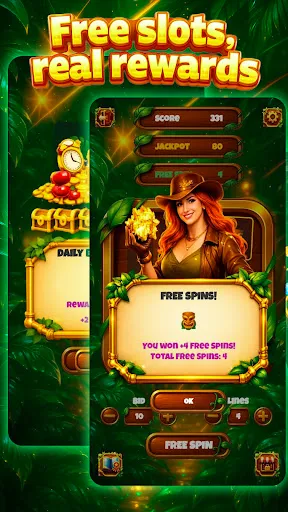 Скриншот 1 — Jungle 7 Slots win real money