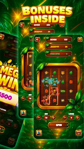 Скриншот 3 — Jungle 7 Slots win real money
