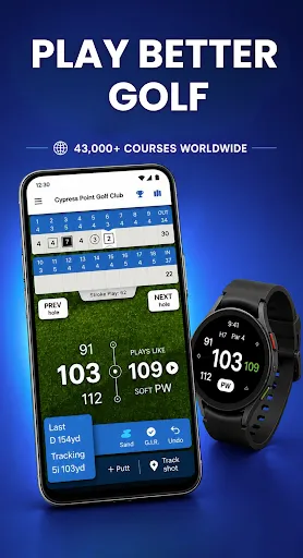 Скриншот 1 — Golf Pad: Golf GPS & Scorecard