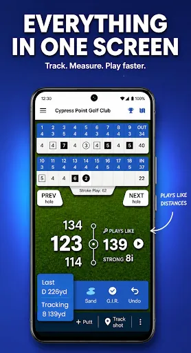Скриншот 2 — Golf Pad: Golf GPS & Scorecard