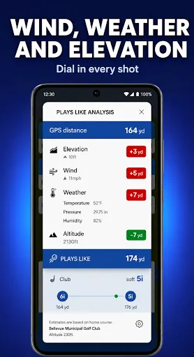 Скриншот 6 — Golf Pad: Golf GPS & Scorecard