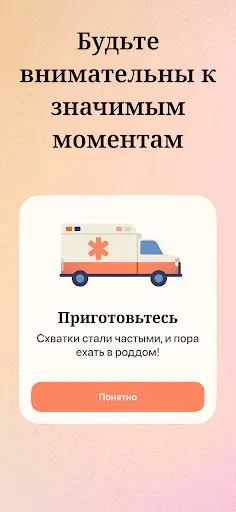 Скриншот 3 — Cчетчик Схваток Таймер Схваток