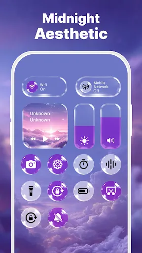 Скриншот 1 — Control Widget: Theme & Panels