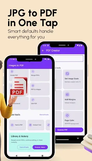 Скриншот 3 — JPG to PDF Offline Converter