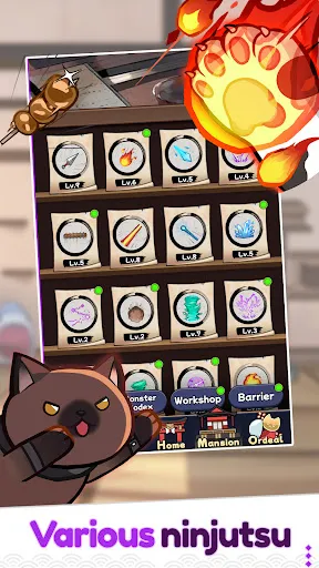 Скриншот 3 — Ninja Defenders : Cat Shinobi