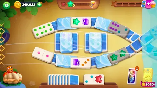 Скриншот 7 — Domino Ocean : Solitaire Tiles