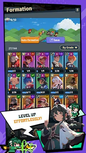 Скриншот 2 — Rumble Squad: Idle Pixel RPG