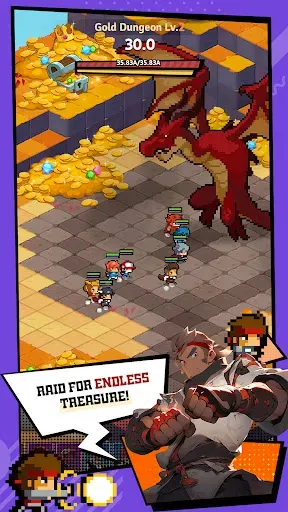 Скриншот 5 — Rumble Squad: Idle Pixel RPG