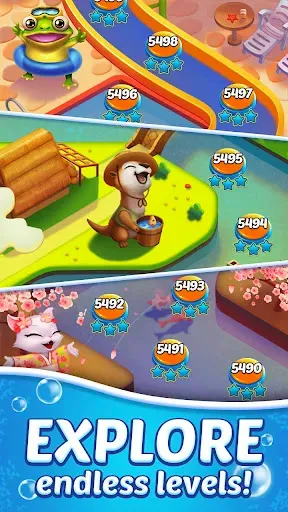 Скриншот 6 — Water Splash - Cool Match 3