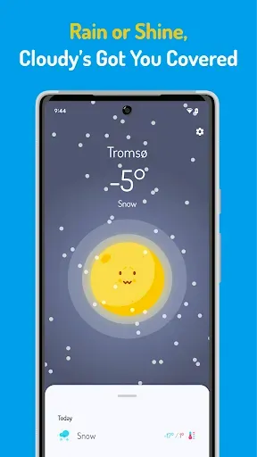 Скриншот 5 — Cloudy - Cute Animated Weather