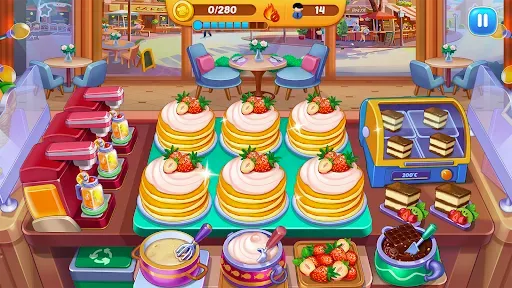 Скриншот 1 — Cooking Games : Kitchen Town