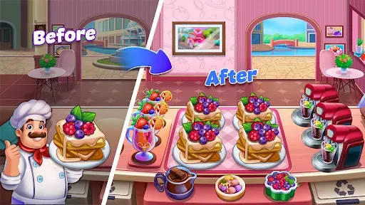 Скриншот 8 — Cooking Games : Kitchen Town