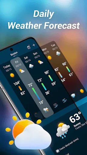 Скриншот 1 — Weather Mate - Local Weather