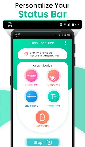 Скриншот 1 — Statusbar Icon Hider Customize