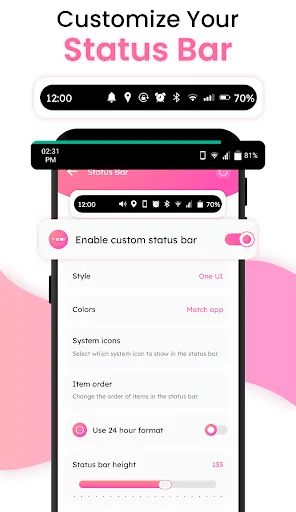 Скриншот 5 — Statusbar Icon Hider Customize