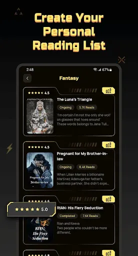 Скриншот 3 — CoolRead- Enchanting Reads