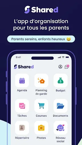 Скриншот 1 — Shared, organisation famille
