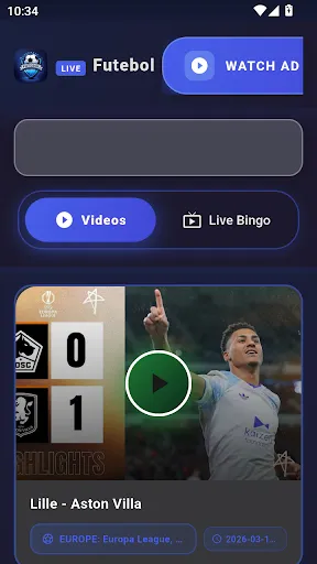 Скриншот 2 — Futebol da Hora - Ao Vivo