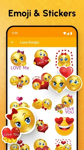 Скриншот 1 — Emoji & Stickers