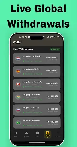 Скриншот 6 — Core Miner-Bitcoin Miner Cloud
