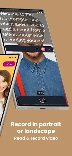 Скриншот 3 — Teleprompter with Video Audio