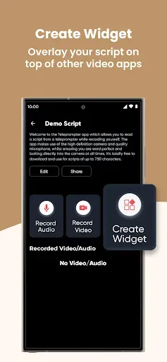 Скриншот 5 — Teleprompter with Video Audio