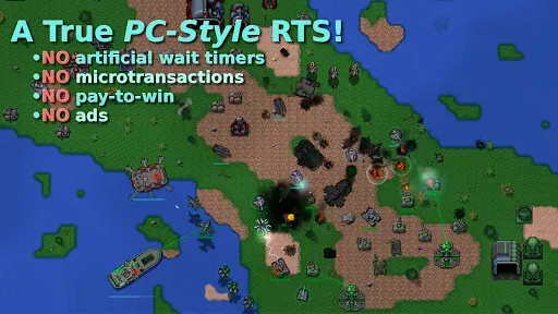 Скриншот 1 — Rusted Warfare - RTS Strategy