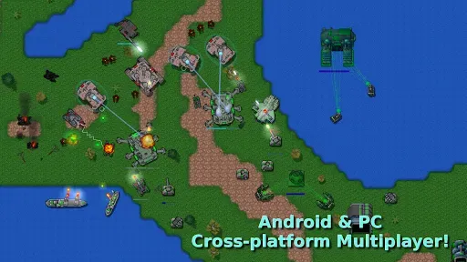 Скриншот 3 — Rusted Warfare - RTS Strategy