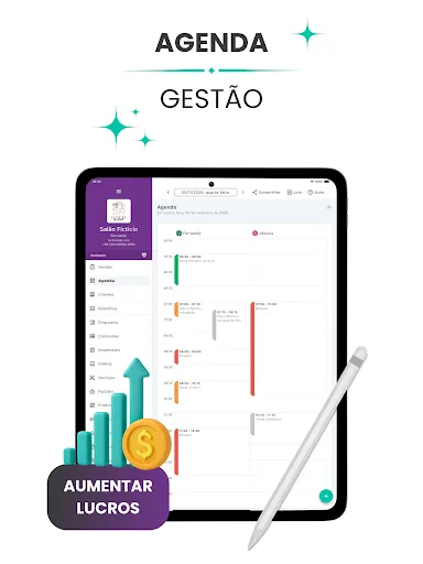 Скриншот 5 — Corthy: Agenda Salão e Gestão