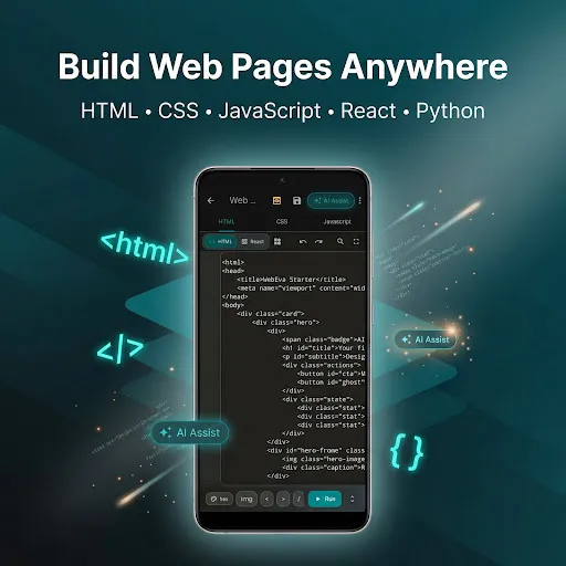 Скриншот 2 — WebEva: Build Websites & Code
