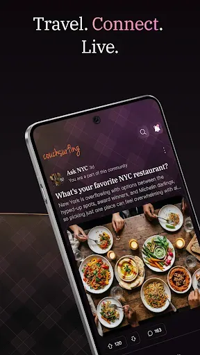 Скриншот 8 — Couchsurfing Travel App