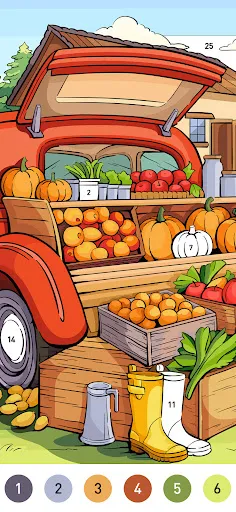 Скриншот 1 — Country Farm Coloring Book