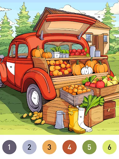 Скриншот 6 — Country Farm Coloring Book