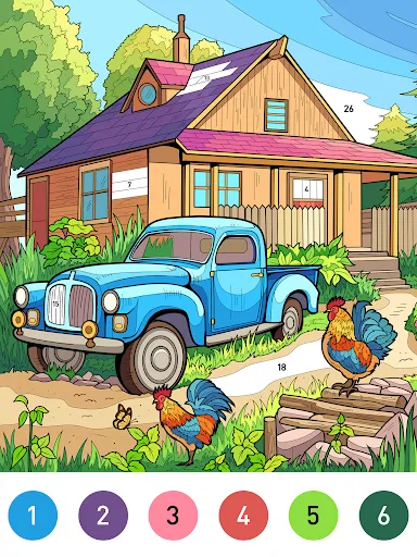 Скриншот 8 — Country Farm Coloring Book