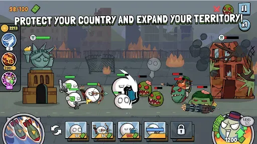 Скриншот 1 — Balls War: Conquer the World