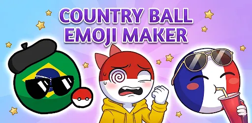 Скриншот 1 — Country Ball Emoji Maker