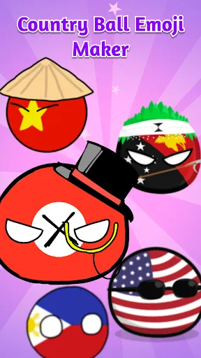 Скриншот 3 — Country Ball Emoji Maker