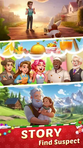 Скриншот 1 — County Story: Merge & Cooking
