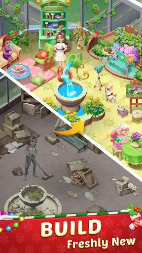 Скриншот 4 — County Story: Merge & Cooking