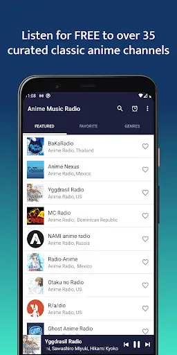 Скриншот 1 — Anime Music – Anime Radio 2026