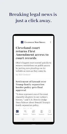 Скриншот 1 — Courthouse News Service