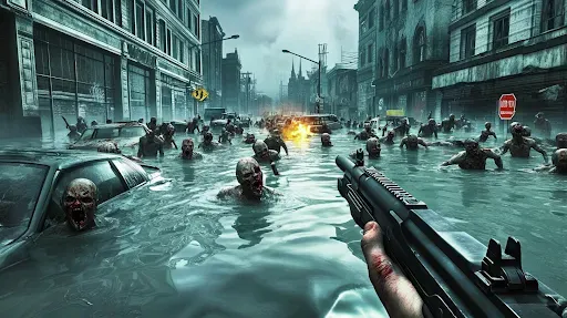 Скриншот 6 — Zombie Fire 3D: зомби