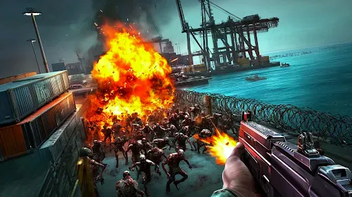 Скриншот 8 — Zombie Fire 3D: зомби