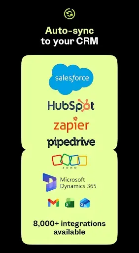 Скриншот 3 — Covve - Business Card Scanner