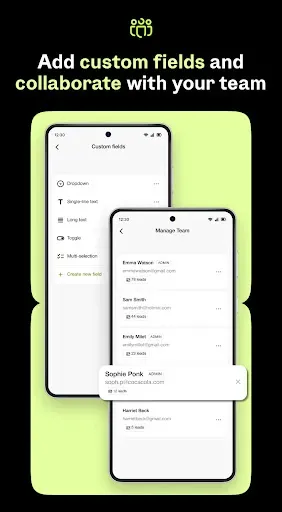 Скриншот 7 — Covve - Business Card Scanner