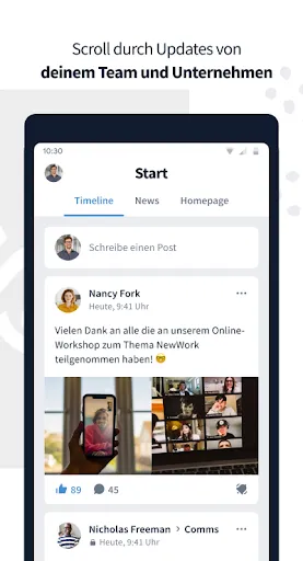 Скриншот 3 — MTS Connect Employee App