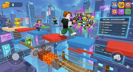 Скриншот 3 — Obby Parkour: Run and Fun