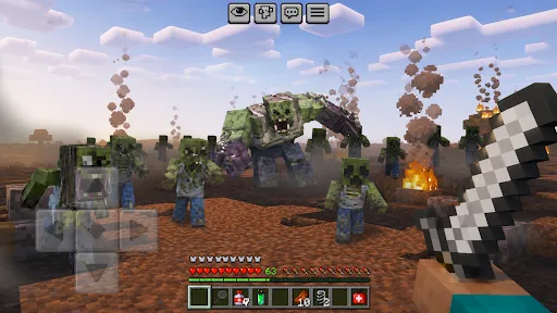 Скриншот 2 — ZombieCraft: Zombie Apocalypse