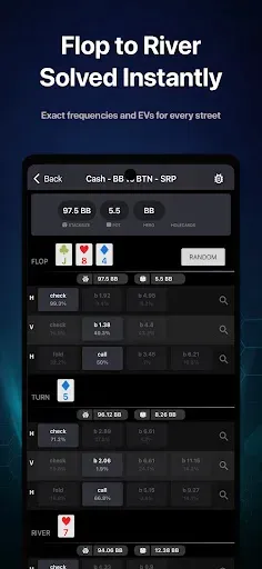 Скриншот 2 — Poker Solver+ - GTO for Holdem