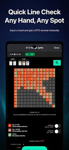 Скриншот 5 — Poker Solver+ - GTO for Holdem